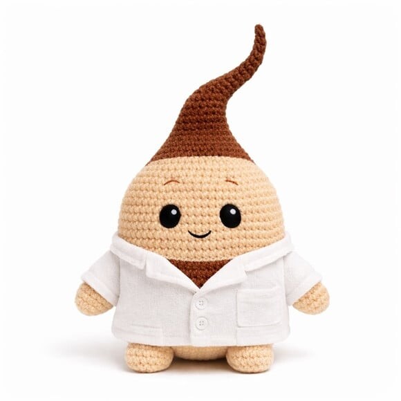 Folículo Capilar em Amigurumi