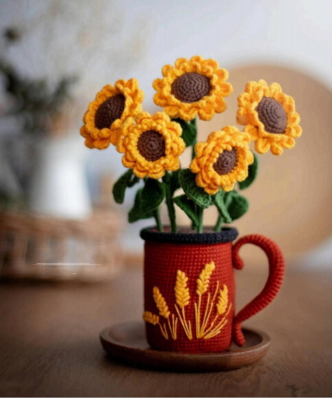 Girassol na Caneca