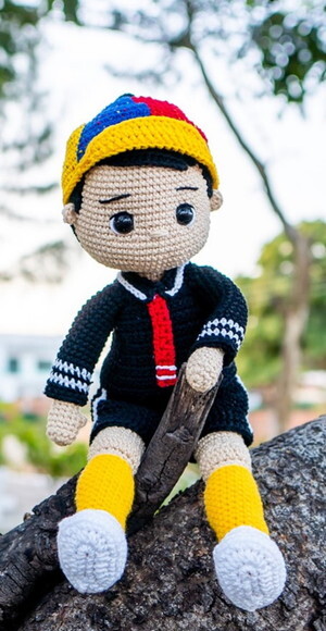 Kiko em Amigurumi