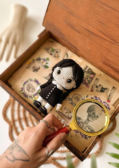 Kit Família Adamms Amigurumi