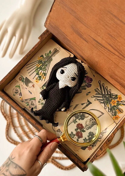Kit Família Adamms Amigurumi