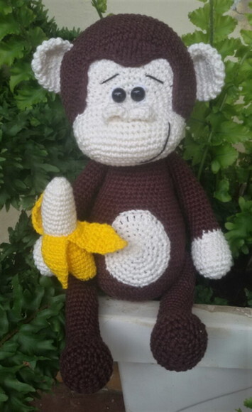 Macaquinho em Crochê Amigurumi