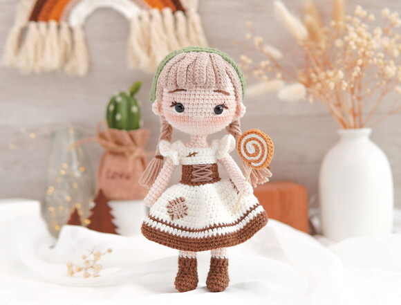 Maria em Amigurumi (joão e Maria)
