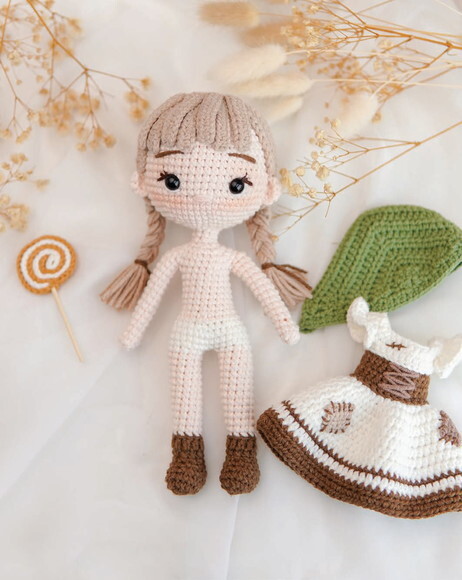 Maria em Amigurumi (joão e Maria)