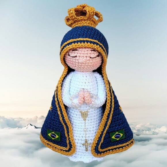 Nossa Senhora Aparecida em Amigurumi