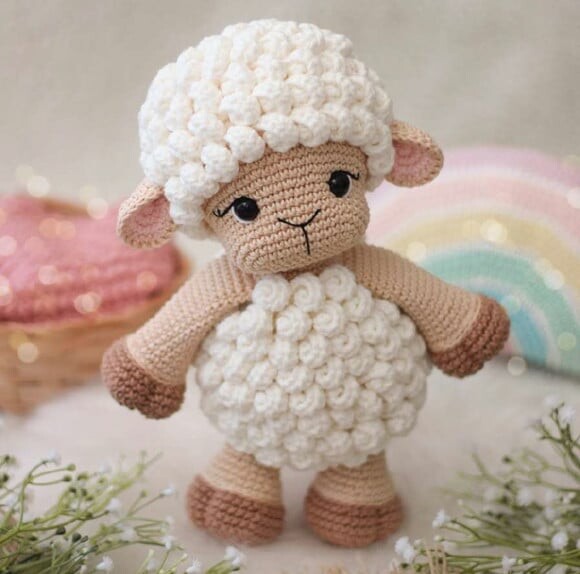 Ovelha Doroti em Amigurumi