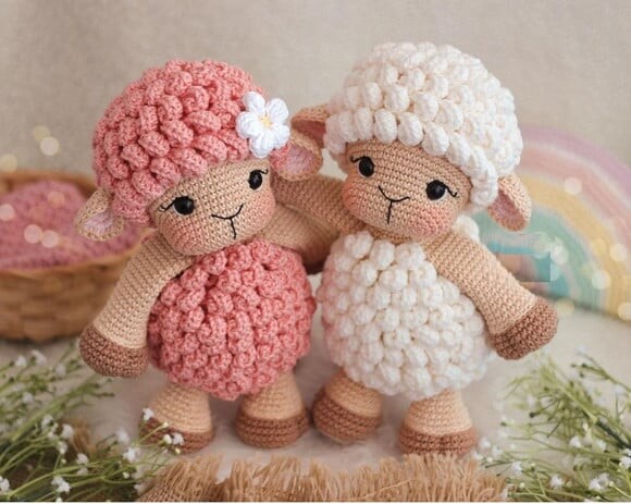 Ovelha Doroti em Amigurumi