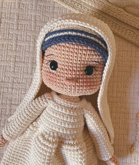 Santa Madre Teresa de Calcutá em Amigurumi