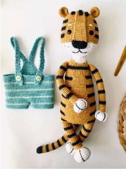 Tigre em Amigurumi