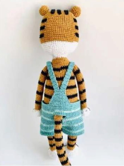 Tigre em Amigurumi