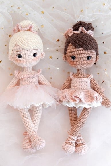 Bailarina em amigurumi