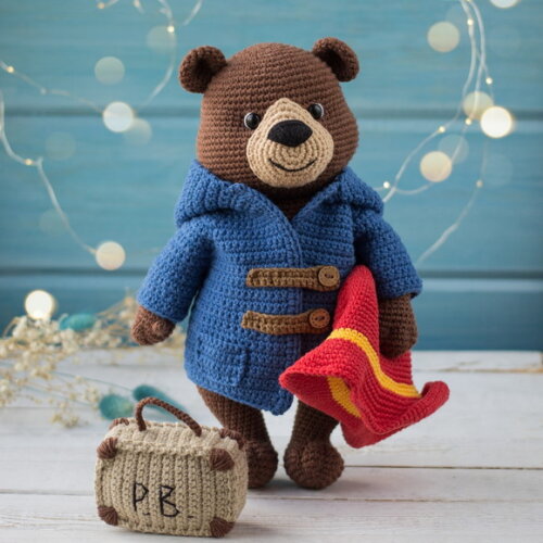 Urso Paddington em Amigurumi