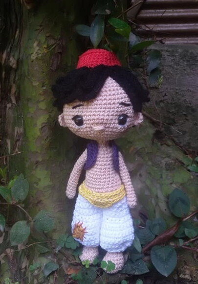 Aladdin em Amigurumi