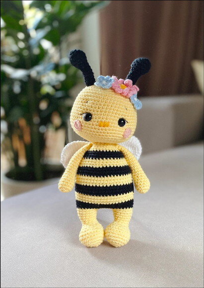 Abelhinha Lily em Amigurumi