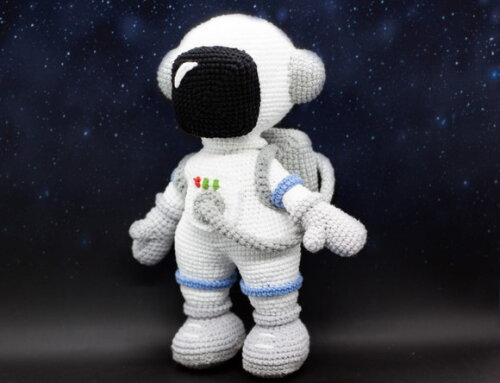 Astronauta em Amigurumi