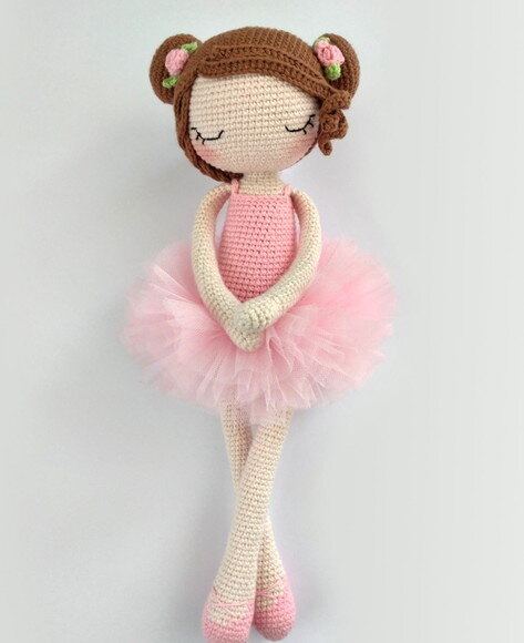 Bailarina Flower em Amigurumi