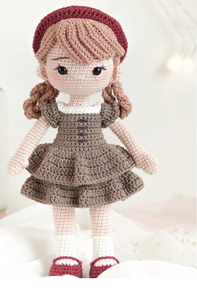 Boneca Grace em Amigurumi