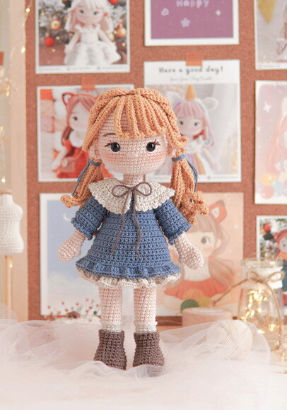 Boneca Jinny em Amigurumi