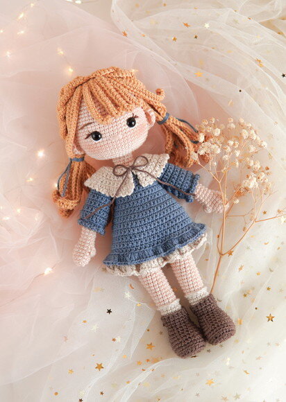 Boneca Jinny em Amigurumi