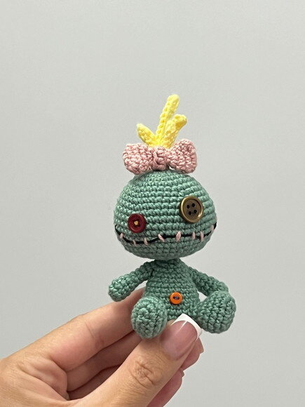 Boneco com Fantasia do Stitch em Amigurumi