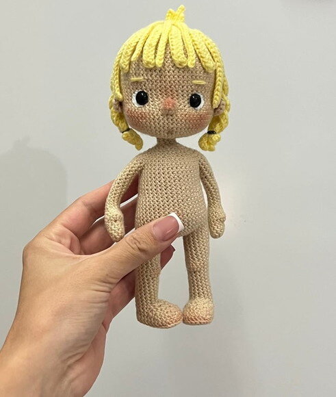 Boneco com Fantasia do Stitch em Amigurumi