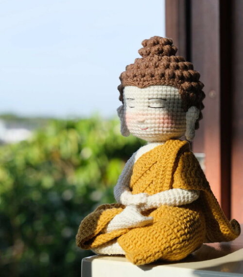 Buda em Amigurumi