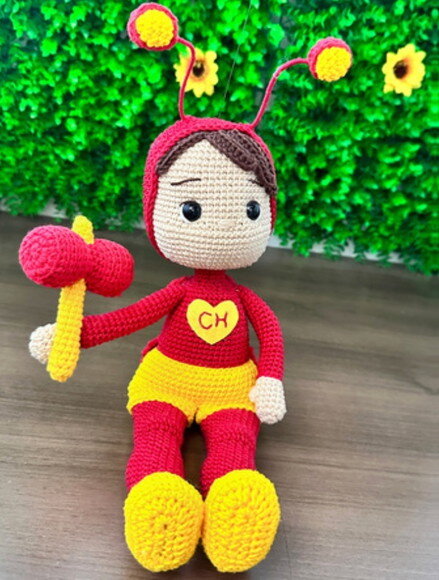 Chapolim em Amigurumi