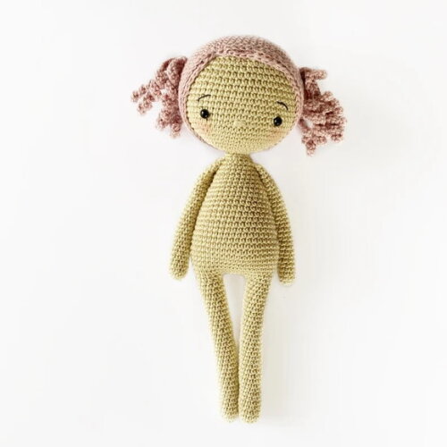 Cécile Boneca Unicórnio Amigurumi