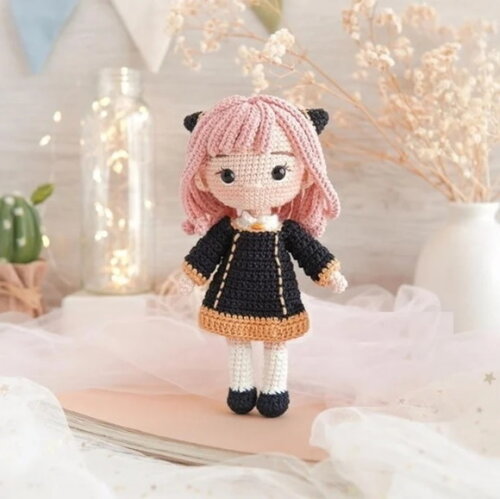 Combo Anya e Quimera em Amigurumi