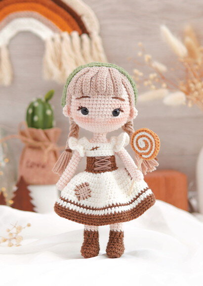 Maria em Amigurumi (joão e Maria)