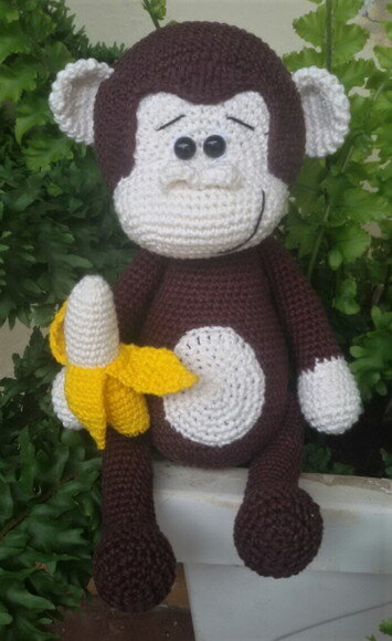 Macaquinho em Crochê Amigurumi