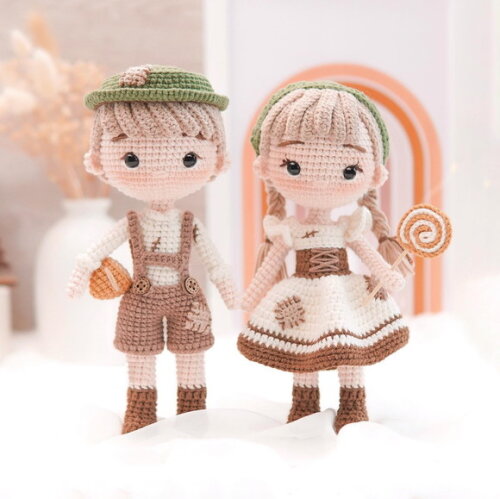 Maria em Amigurumi (joão e Maria)