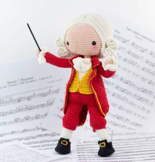 Mozart em Amigurumi