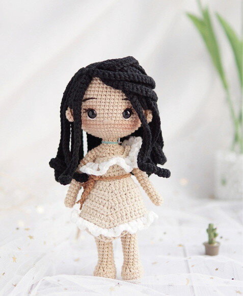 Pocahontas em Amigurumi