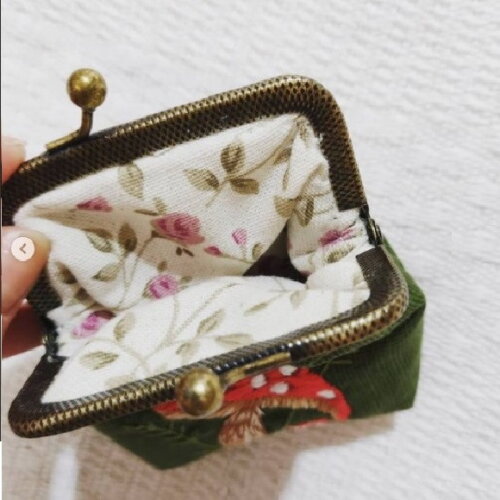 Porta Moedas Vintage cogumelo