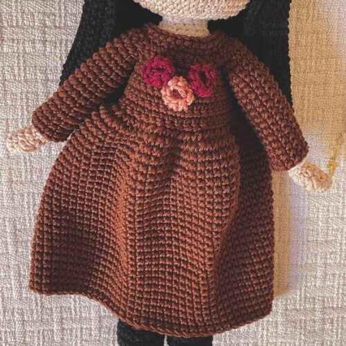 Santa Teresinha do Menino Jesus em Amigurumi