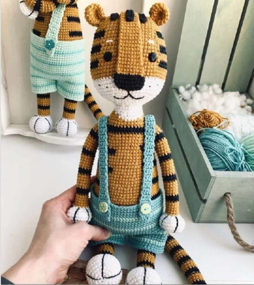 Tigre em Amigurumi