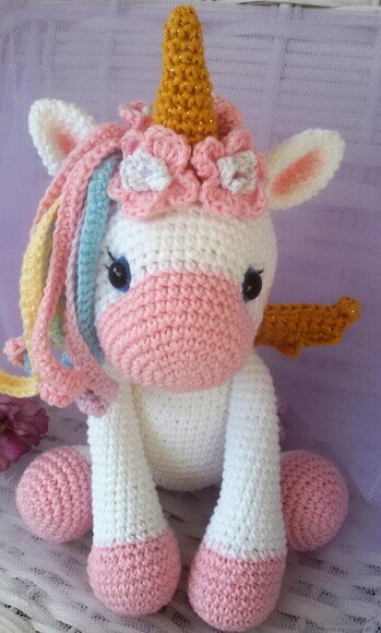 Unicórnio em Amigurumi