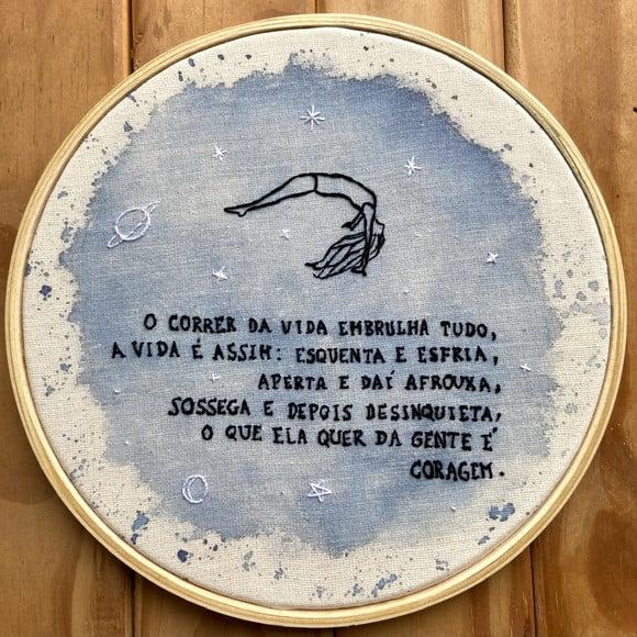 Bastidor Bordado Grande Sertão