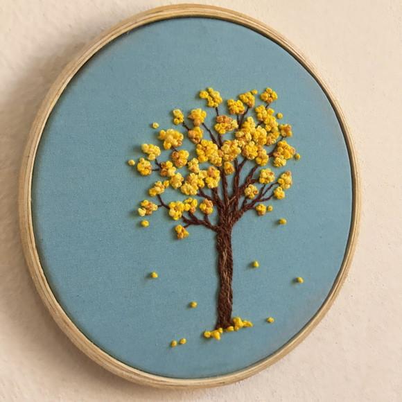 Bastidor Bordado Ipê Amarelo