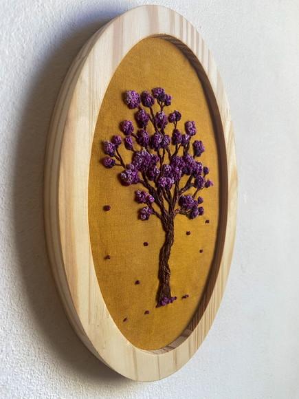 Bastidor Bordado Ipê Roxo
