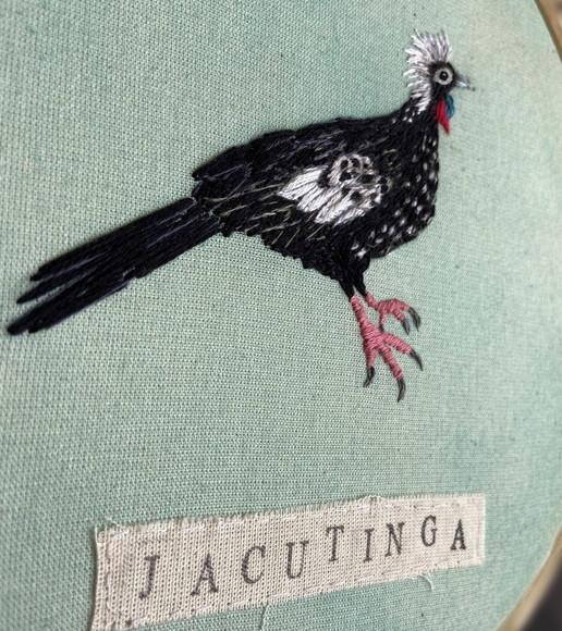 Bastidor bordado Jacutinga