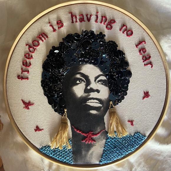Bastidor Bordado Nina Simone