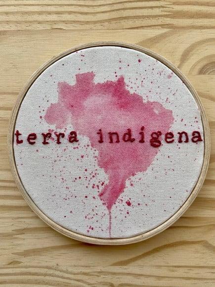 Bastidor bordado Brasil, Terra Indígena