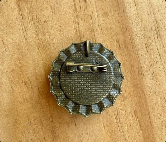Broche/colar Bordado Amelie