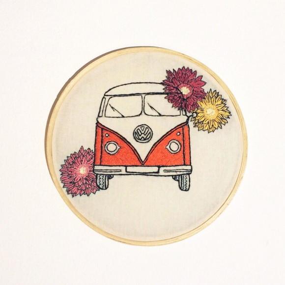 Bastidor bordado Kombi