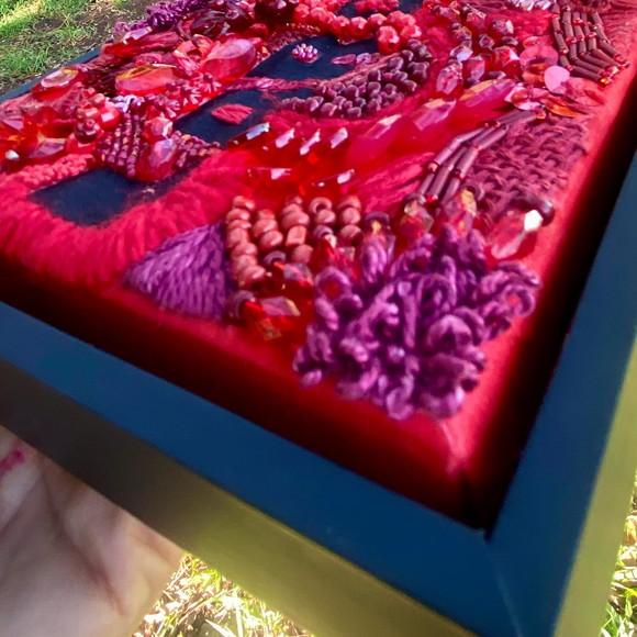 Quadro Bordado Laroyê