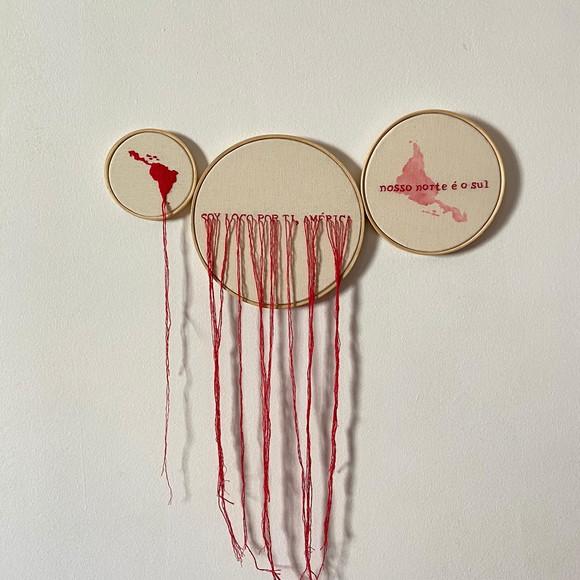 Trio de Bordados Latinidades