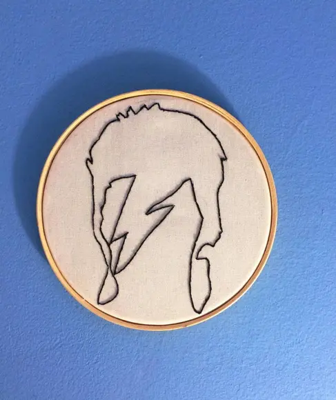 Bastidor Bordado Bowie I