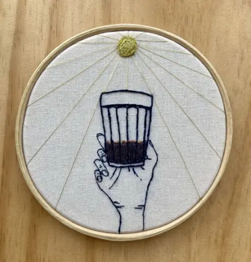 Bastidor Bordado Cafezinho